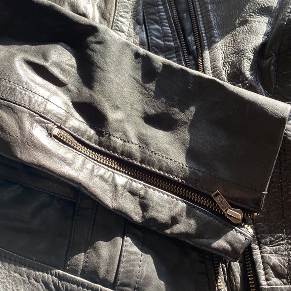 Diesel leather motorcycle jacket - Picture 5 of 6